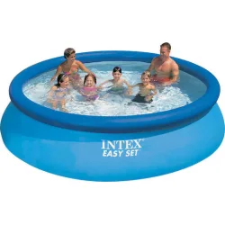 Intex Easy Set Στρογγυλή Πισίνα Φουσκωτή 305x76εκ. Μπλε Intex Easy Set Στρογγυλή Πισίνα Φουσκωτή 305x76εκ. Μπλε