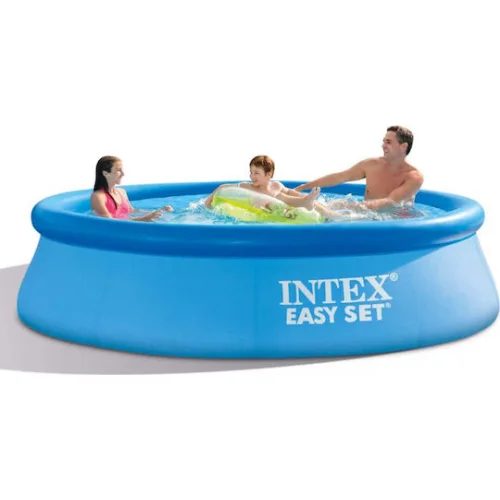 Intex Easy Set Στρογγυλή Πισίνα Φουσκωτή 305x76εκ. Μπλε Intex Easy Set Στρογγυλή Πισίνα Φουσκωτή 305x76εκ. Μπλε