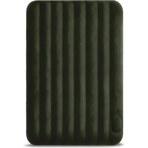 Intex Φουσκωτό Στρώμα Ύπνου με Ενσωματωμένη Αντλία Downy 191x137x25εκ. Γκρι