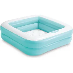 Intex Παιδική Τετράγωνη Πισίνα Φουσκωτή 86x86x25εκ. PNK Σιέλ Intex Παιδική Τετράγωνη Πισίνα Φουσκωτή 86x86x25εκ. PNK Σιέλ