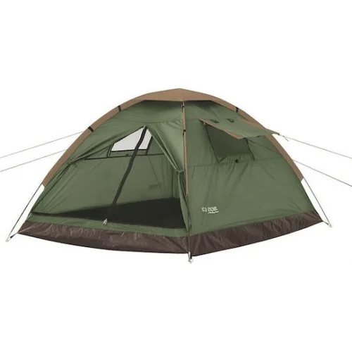 Escape Trail IV Καλοκαιρινή Σκηνή Camping Igloo Χακί με Διπλό Πανί για 4 Άτομα 210x175x175εκ.