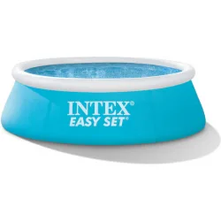 Intex Easy Set Στρογγυλή Πισίνα Φουσκωτή 183x51εκ. Μπλε Intex Easy Set Στρογγυλή Πισίνα Φουσκωτή 183x51εκ. Μπλε