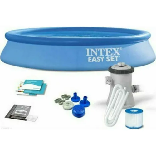 Intex Easy Set Στρογγυλή Πισίνα Φουσκωτή 305x61εκ. Μπλε Intex Easy Set Στρογγυλή Πισίνα Φουσκωτή 305x61εκ. Μπλε