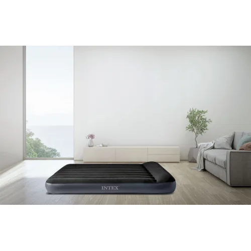 Intex Φουσκωτό Στρώμα Ύπνου με Ενσωματωμένη Αντλία Pillow Rest Classic 191x137x25εκ.