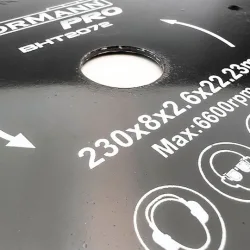 Bormann Pro BHT2070 Triangle Turbo Δίσκος Κοπής Δομικών Υλικών 115mm 043942