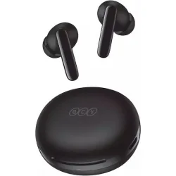 QCY T13 ANC2 In-ear Bluetooth Handsfree Ακουστικά με Θήκη Φόρτισης Μαύρα
