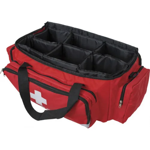AMILA Ιατρικό Σακίδιο Α' Βοηθειών σε Κόκκινο Χρώμα