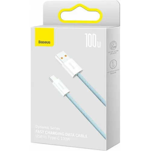 Baseus Dynamic Series USB 2.0 Cable USB-C male - USB-C / USB-A 100W Μπλε 1m (CALD000603)