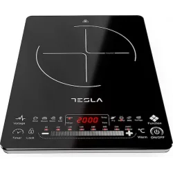 Tesla Επιτραπέζια Εστία Επαγωγική Μονή Μαύρη