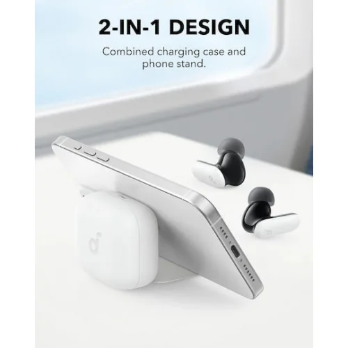 Soundcore by Anker P30i In-ear Bluetooth Handsfree Ακουστικά με Αντοχή στον Ιδρώτα και Θήκη Φόρτισης Λευκά