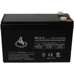 Eagle Battery Μπαταρία UPS με Χωρητικότητα 7Ah και Τάση 12V 1592 1τμχ Eagle Battery Μπαταρία UPS με Χωρητικότητα 7Ah και Τάση 12V 1592 1τμχ
