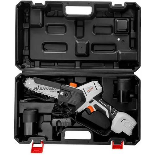 Nakayama EC1510 Κλαδευτικό Αλυσοπρίονο Μπαταρίας 2x2Ah Brushless 16.8V 0.99kg με Λάμα 15cm