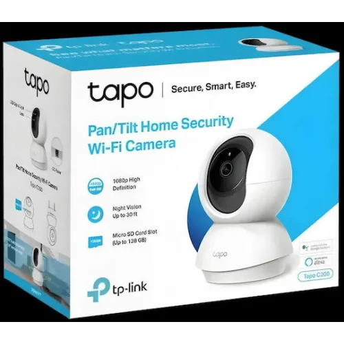TP-LINK Tapo C200C v1 IP Κάμερα Παρακολούθησης Wi-Fi Full HD 1080p με Αμφίδρομη Επικοινωνία και Φακό 4mm
