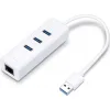 TP-LINK USB 2.0 Hub 3 Θυρών με σύνδεση USB-A / Ethernet