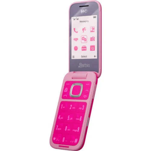 HMD Barbie Dual SIM Κινητό με Κουμπιά Ροζ