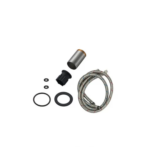 Bruno Ψηλή Σπαστή Μπαταρία Κουζίνας Πάγκου Inox Λευκή