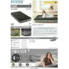 Intex Φουσκωτό Στρώμα Ύπνου Μονό με Ενσωματωμένη Αντλία Downy 191x99x25εκ. Γκρι