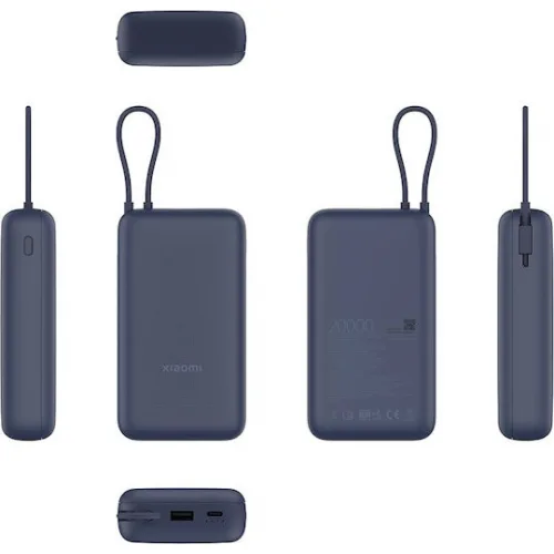 Xiaomi Power Bank 20000mAh 33W με Θύρα USB-A και Θύρα USB-C Μπλε