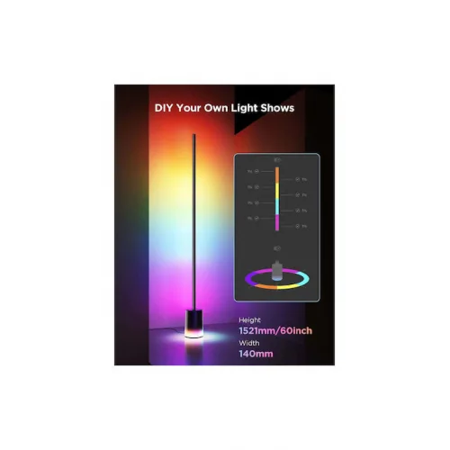 Govee WiFi Διακοσμητικό Φωτιστικό Μπάρα LED Μαύρο