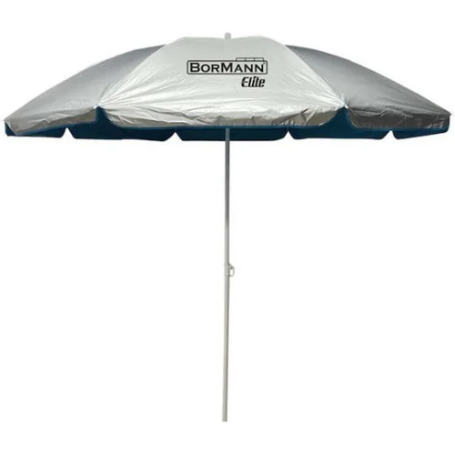 Bormann Σπαστή Ομπρέλα Θαλάσσης Διαμέτρου 1.8m Ασημί