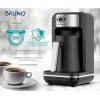 Bruno Μηχανή Ελληνικού 400W με Χωρητικότητα 260ml Μαύρη