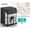Bruno Air Fryer 8lt Ασημί BRN-0194