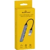 Powertech USB 3.2 Hub 4 Θυρών με σύνδεση USB-A Γκρι