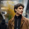 QCY Melobuds Pro HT08 Bluetooth Handsfree Ακουστικά με Αντοχή στον Ιδρώτα και Θήκη Φόρτισης Μαύρα