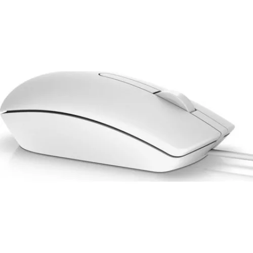 Dell MS116 Ενσύρματο Ποντίκι Λευκό