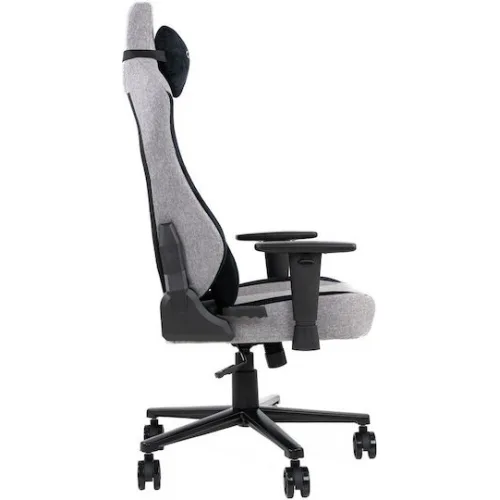 Monarch Gear Chaos Υφασμάτινη Καρέκλα Gaming με Ρυθμιζόμενα Μπράτσα Cloud Gray
