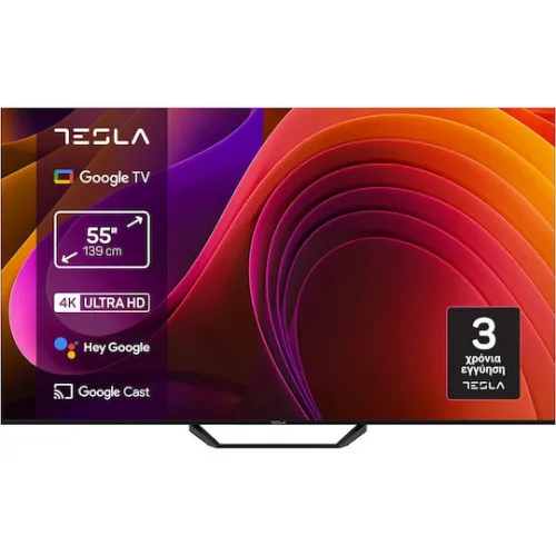 Tesla Smart Τηλεόραση 55" 4K UHD LED Series 6 HDR (2025) 55E655BUS
