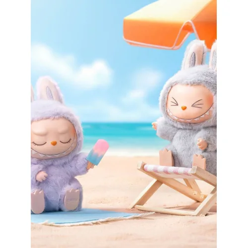 Pop Mart Μπρελόκ Labubu The Monsters Have a Seat Vinyl Plush Single Blind Box (Τυχαία Επιλογή)