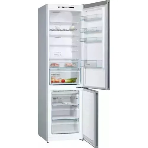 Bosch Ψυγειοκαταψύκτης 368lt Total NoFrost Υ203xΠ60xΒ66εκ. Metal Look KGN39VLEB