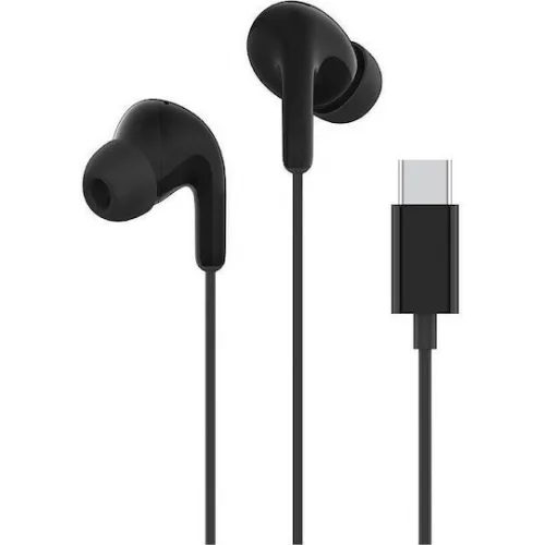 Xiaomi Earphones In-ear Handsfree Ακουστικά με Βύσμα USB-C Μαύρο