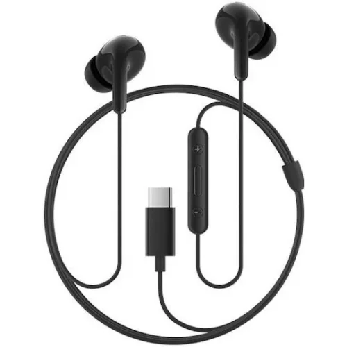 Xiaomi Earphones In-ear Handsfree Ακουστικά με Βύσμα USB-C Μαύρο