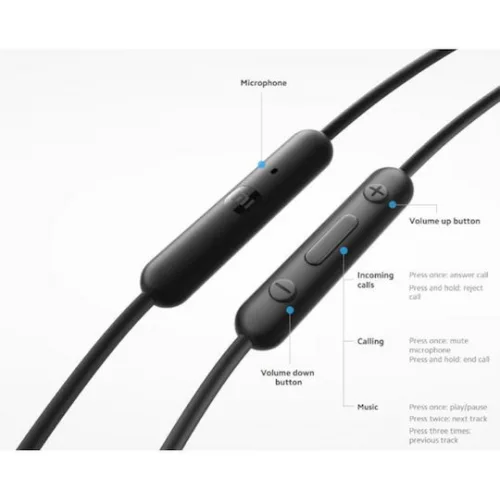Xiaomi Earphones In-ear Handsfree Ακουστικά με Βύσμα USB-C Μαύρο