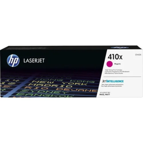 HP 410X Γνήσιο Toner Laser Εκτυπωτή Ματζέντα High Yield 5000 Σελίδων (CF413X)
