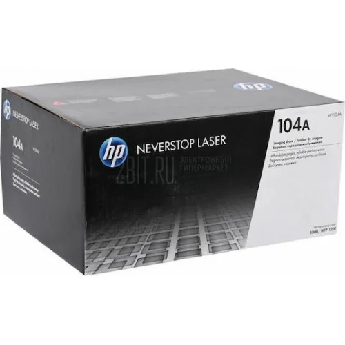 HP 104A Γνήσιο Drum Laser Εκτυπωτή Μαύρο 20000 Σελίδων (W1104A)