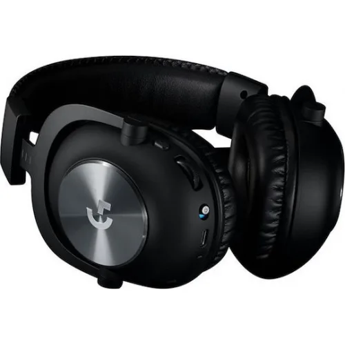 Logitech G Pro X Ασύρματο Over Ear Gaming Headset με σύνδεση USB
