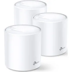 TP-LINK Deco X60 v1 WiFi Mesh Network Access Point Wi‑Fi 6 Dual Band (2.4 & 5GHz) σε Τριπλό Kit