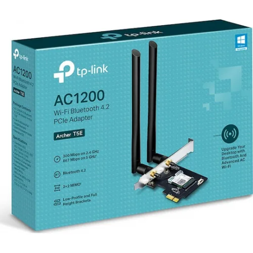TP-LINK v1 Ασύρματη Κάρτα Δικτύου Wi‑Fi 5 (1200Mbps) PCI-e