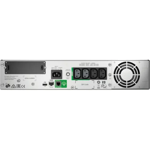 APC LCD RM 2U 230V with SmartConnect UPS Line-Interactive 1500VA 1000W με 4 IEC Πρίζες