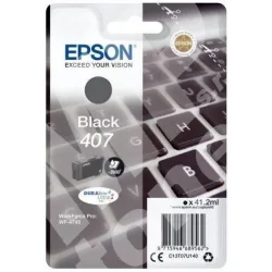 Epson 407 Γνήσιο Μελάνι Εκτυπωτή InkJet Μαύρο (C13T07U140)