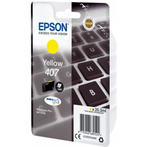 Epson 407 Γνήσιο Μελάνι Εκτυπωτή InkJet Κίτρινο (C13T07U440)