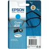 Epson 408L Γνήσιο Μελάνι Εκτυπωτή InkJet Κυανό (C13T09K24010)