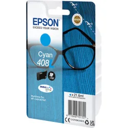 Epson 408L Γνήσιο Μελάνι Εκτυπωτή InkJet Κυανό (C13T09K24010)