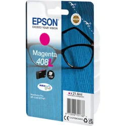 Epson 408L Γνήσιο Μελάνι Εκτυπωτή InkJet Ματζέντα (C13T09K34010)