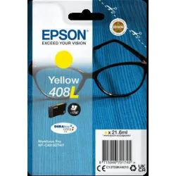 Epson 408L Γνήσιο Μελάνι Εκτυπωτή InkJet Κίτρινο (C13T09K44010)