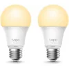 TP-LINK Tapo L510E Smart Λάμπες LED 8.7W για Ντουί E27 Θερμό Λευκό 806lm Dimmable v1 2τμχ