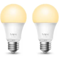 TP-LINK Tapo L510E Smart Λάμπες LED 8.7W για Ντουί E27 Θερμό Λευκό 806lm Dimmable v1 2τμχ